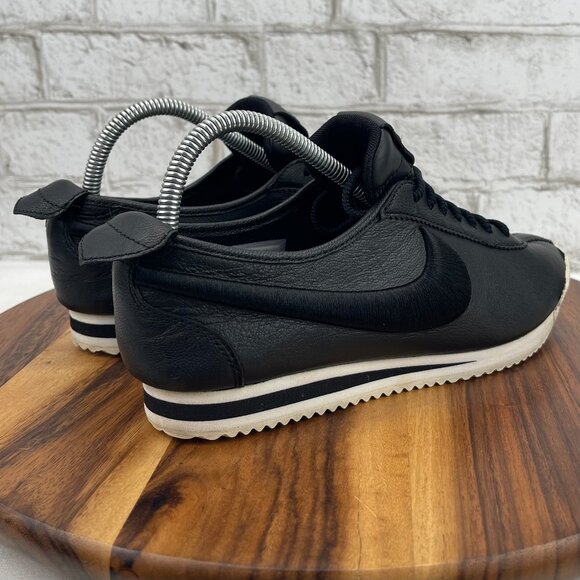 Nike Cortez 72 SL Black Ivory Womens 8.5 Leather Sneakers Shoes 881205-001 - Picture 5 of 13